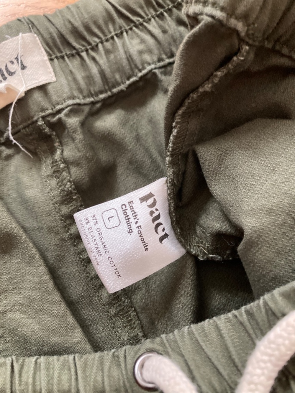 W's Pact Organic Daily Twill Shorts - Picture 3 of 5